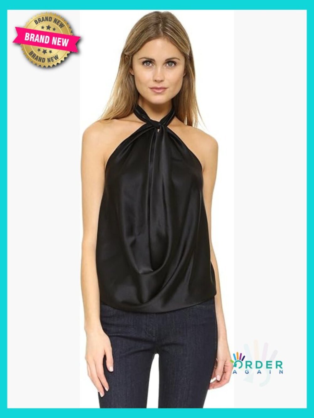 Silk Halter Top Elegant Versatile Six Ways to Wear Minimal Chic